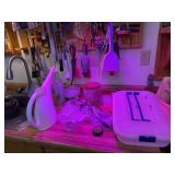 Workshop Tool and Gardening Supply Lot with Pegboard Organizer