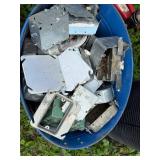 Collection of Metal Electrical Boxes and Covers
