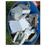 Collection of Metal Electrical Boxes and Covers