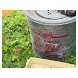 Frabill Minnow Bucket and Plano Tackle Box with Lure