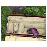 Frabill Minnow Bucket and Plano Tackle Box with Lure