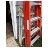 Keller Fiberglass Step Ladder and Cosco Worlds Greatest Multi-Position Ladder