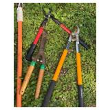 Group of Garden Loppers and Tree Pruner Tools