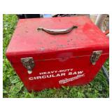 Milwaukee Heavy-Duty 7-1/4 Inch Circular Saw with Red Metal Case