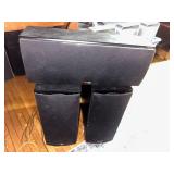 Polk Audio Center and Pair of Bookshelf Speakers