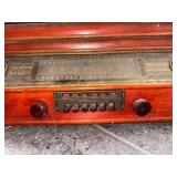 Vintage Westinghouse Wood Tube Radio Console