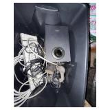 Lot of Assorted Electronics Including Keyboard, Bose Speaker, and Cables