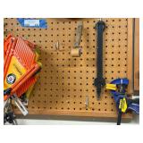 Assorted Saw Blades, Push Blocks, and Accessories for Woodworking