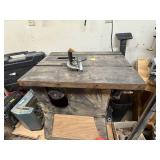 Rockwell Table Saw with Miter Gauge and Power Switch