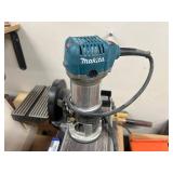 Makita Wood Router with Adjustable Base and Handles