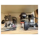 Set of 3 Wood Routers by Porter-Cable and Craftsman