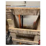 Set of 4 Roller Stands including a Portamate Adjustable Roller Stand for Woodworking