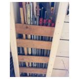 Workshop Lot: Hand Tools, Clamps, Sanding Belts, Sprayers, and Accessories