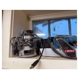 Collection of Porter-Cable and Ryobi Power Sanders with Dust Collection Hoses