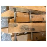 Set of 4 Jorgensen Wood Hand Screw Clamps with Wooden Handles