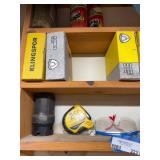 Woodworking Abrasive Discs, Tape Measures, and Shop Safety Glasses Assortment