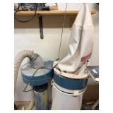 JDS Equipment Woodshop Dust Collector with Hose and Collection Bag
