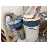 JDS Equipment Woodshop Dust Collector with Hose and Collection Bag