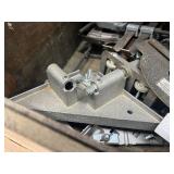 Assorted Metal Miter Saw and Router Jigs and Clamps