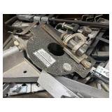 Assorted Metal Miter Saw and Router Jigs and Clamps