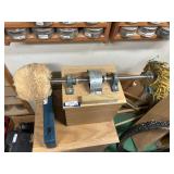 Used Benchtop Buffing and Polishing Machine with Motor and Stand