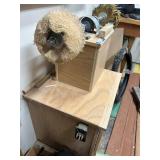 Used Benchtop Buffing and Polishing Machine with Motor and Stand