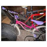 Lot of 3 Bicycles Including Gary Fisher Wahoo, Gary Fisher Hoo Koo E Koo, and Girls Roadmaster Bike