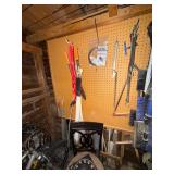 Large Assorted Hand Tool Collection with Garden and Utility Tools