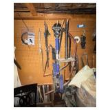 Large Assorted Hand Tool Collection with Garden and Utility Tools