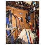 Large Assorted Hand Tool Collection with Garden and Utility Tools