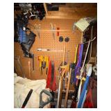 Large Assorted Hand Tool Collection with Garden and Utility Tools