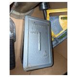 Box of Assorted Vintage Hand Tools and Measuring Devices