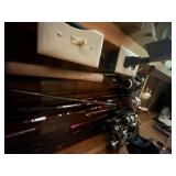 Collection of Assorted Fishing Rods with Reels