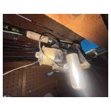 Collection of Assorted Fishing Rods with Reels