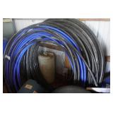 Large Lot of Poly Water Line Pipe In Assorted Sizes