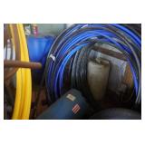 Large Lot of Poly Water Line Pipe In Assorted Sizes