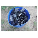 Large Lot of Black ABS Plastic Fittings