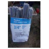 Large Lot of Tundra Brand 3/4" Pipe Insulation