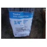 Large Lot of Tundra Brand 3/4" Pipe Insulation