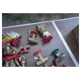 Lot of Brass Valves In Assorted Sizes