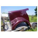 Kenworth W900L Semi Truck Hood