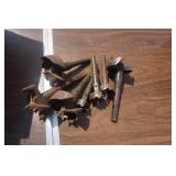 Lot of Auger Bits In Assorted Sizes
