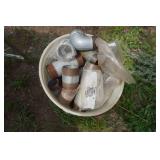 Large lot of 2" Galvanized Fittings and Nipples