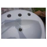 Aquadis Internation Model DEPD 508A Deborah 4" Drop Ceramic Bathroom Sink