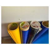 Partial Rolls of Colored 48" Vinyl including Oracal and Uline Brands
