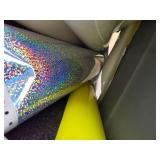 Rolls of Adhesive Vinyl and Reflective Film