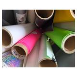 Rolls of Adhesive Vinyl and Reflective Film