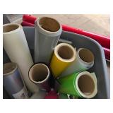 Rolls of Adhesive Vinyl and Reflective Film