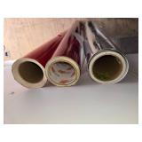 Oracal and other 48" Vinyl Rolls including Red and Silver Film