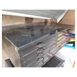 Flat File Cabinet with 6 Drawers